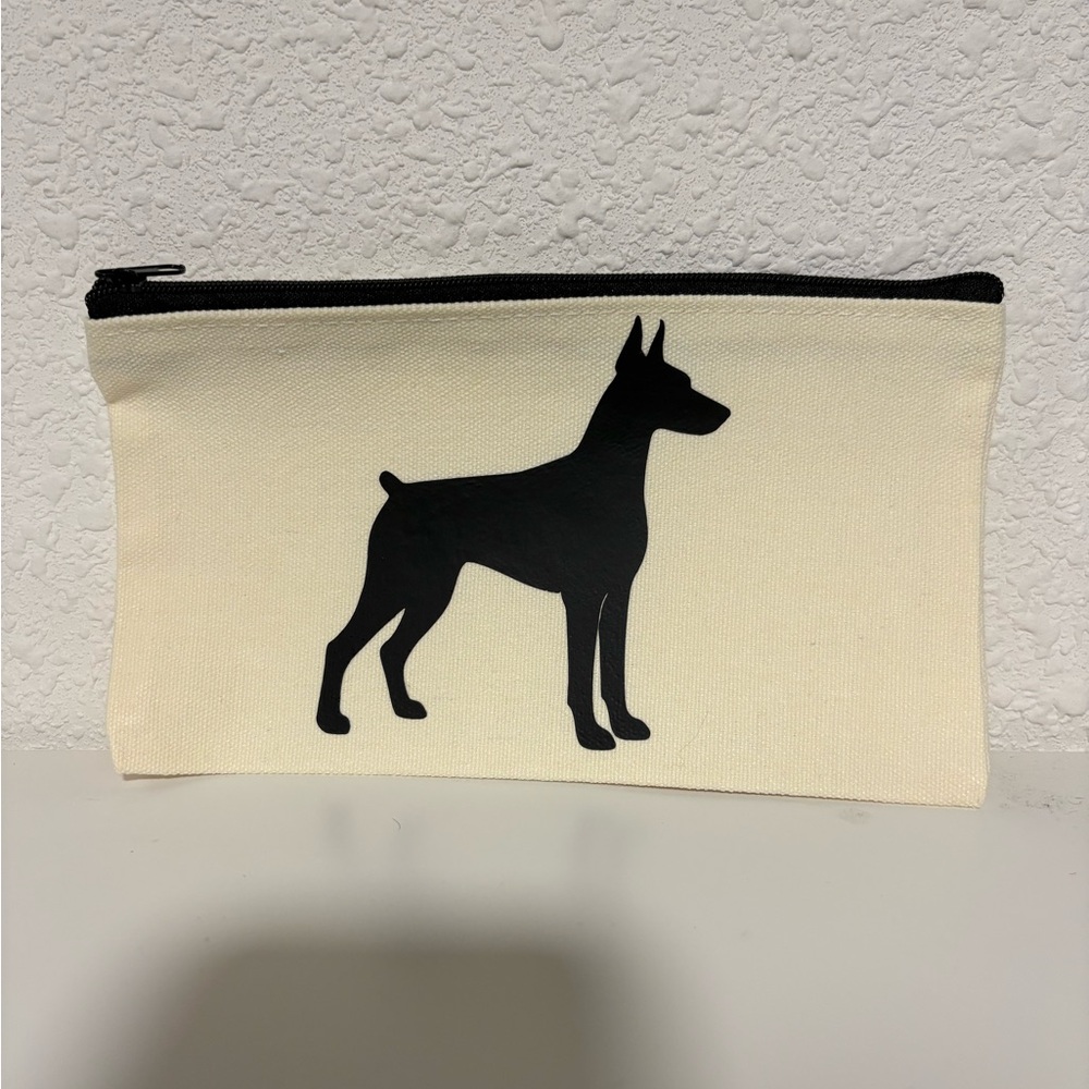 New Custom Doberman Pinscher Breed Dog Cosmetic Pouch